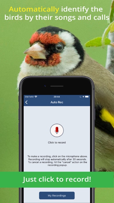 Zrzuty ekranu Bird Song Id UK